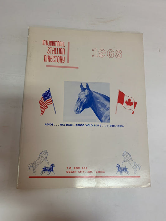 1968 International Stallion Directory Ocean City Maryland MD