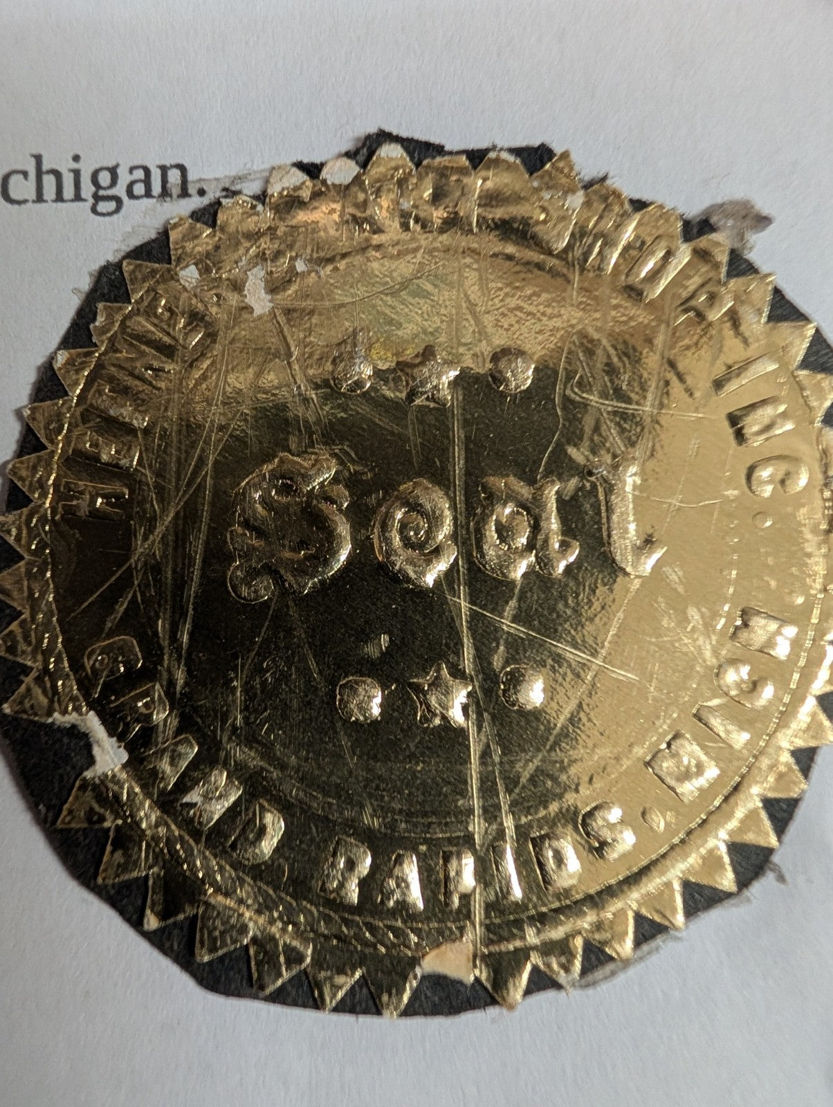 Hand Painted German Porcelain Plaque, Contemplation After Piot Gold Frame KPM ?