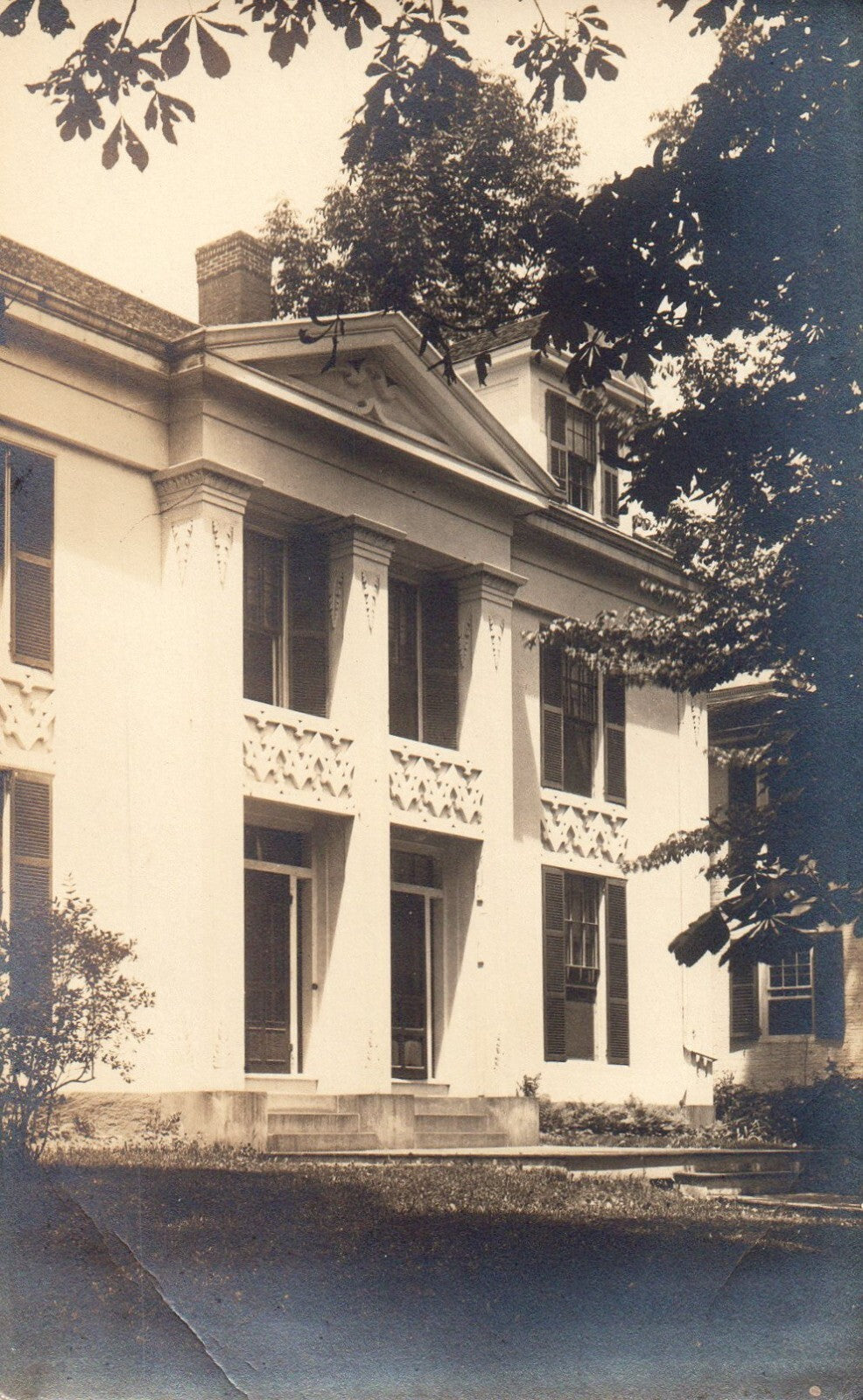 Real Photo House Labbies Picture Shop Boothbay Harbor  ME Maine Postcard