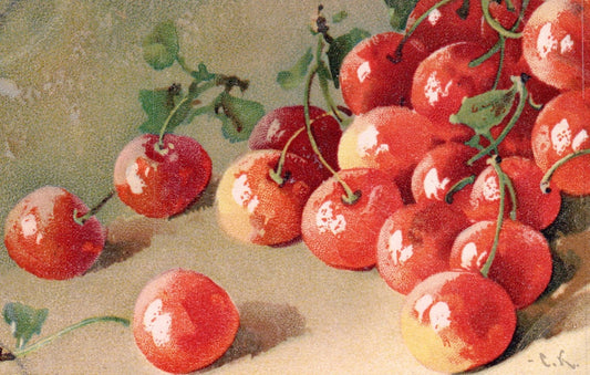 Artist Signed Catherine Klein Cherries
