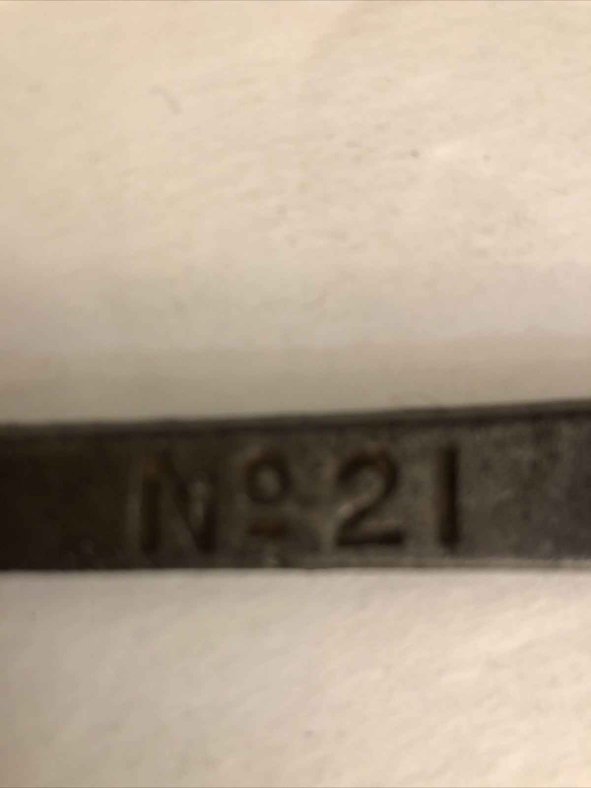 Vintage metal Tool No 21 round  Wrench ?