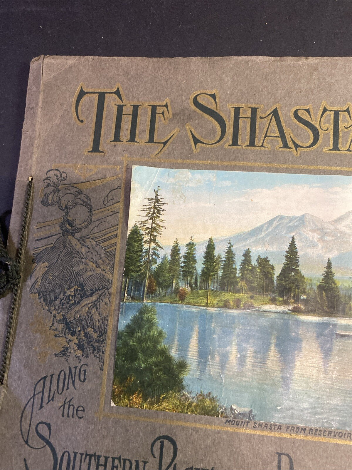 Antique The Shasta Route Along the Southern Pacific Railroad Pictorial Book 1915