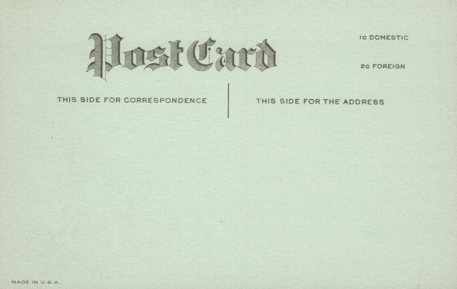 Blue Background Bunny Chick Wearing Hat Gold Border Easter Greetings Postcard