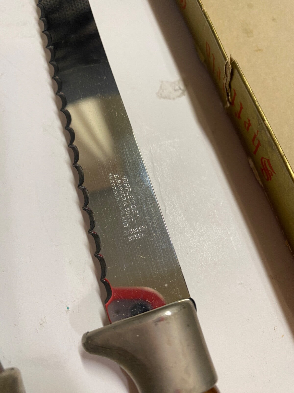 Vintage Sheffield Stainless Steel Blade 3 Piece Carving Set