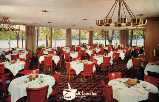 Gull Harbor Inn Richland Michigan MI  Restaurant Postcard