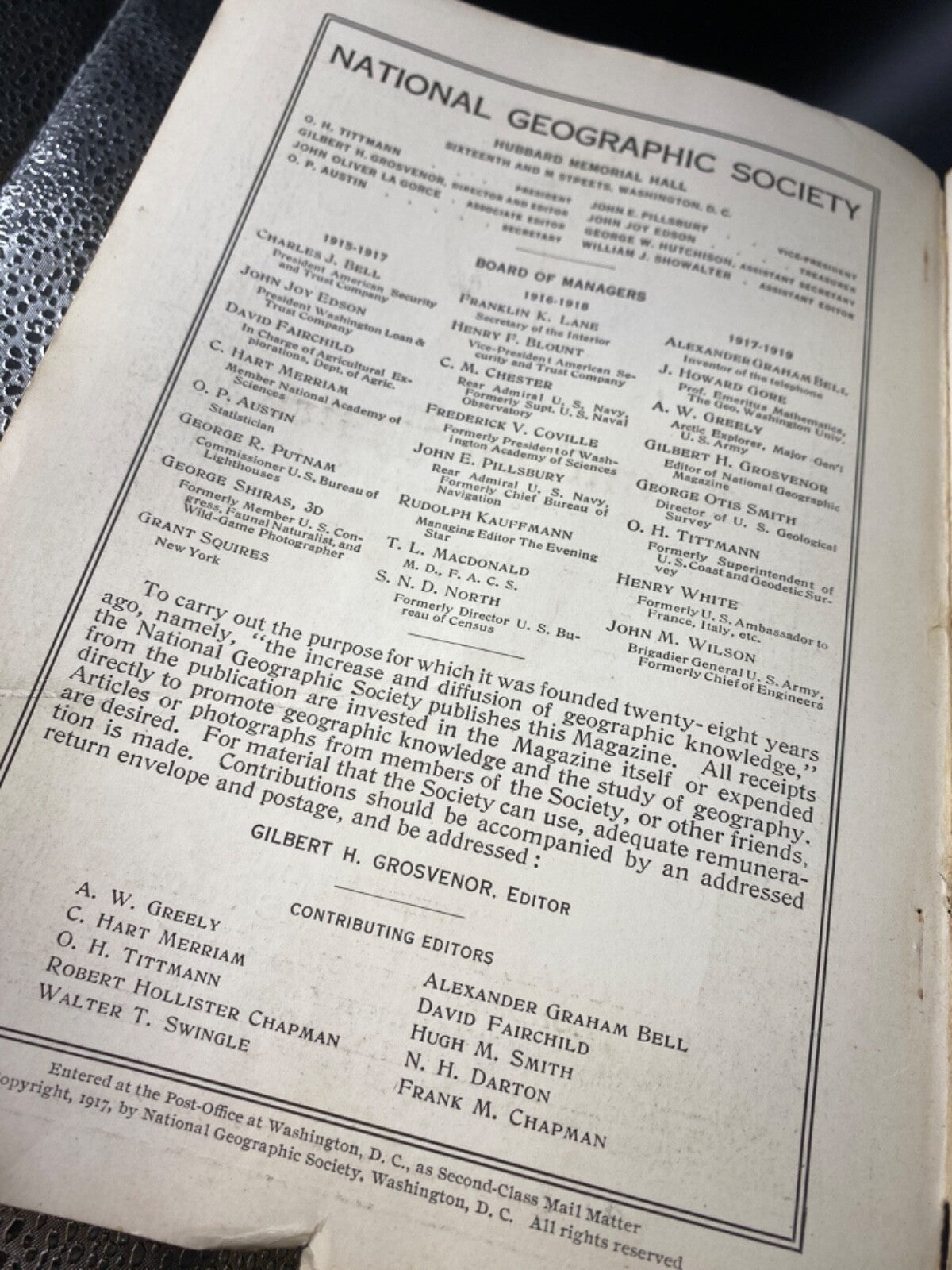 RARE National Geographic-JAN 1917 100 BRITISH SEAPORTS.