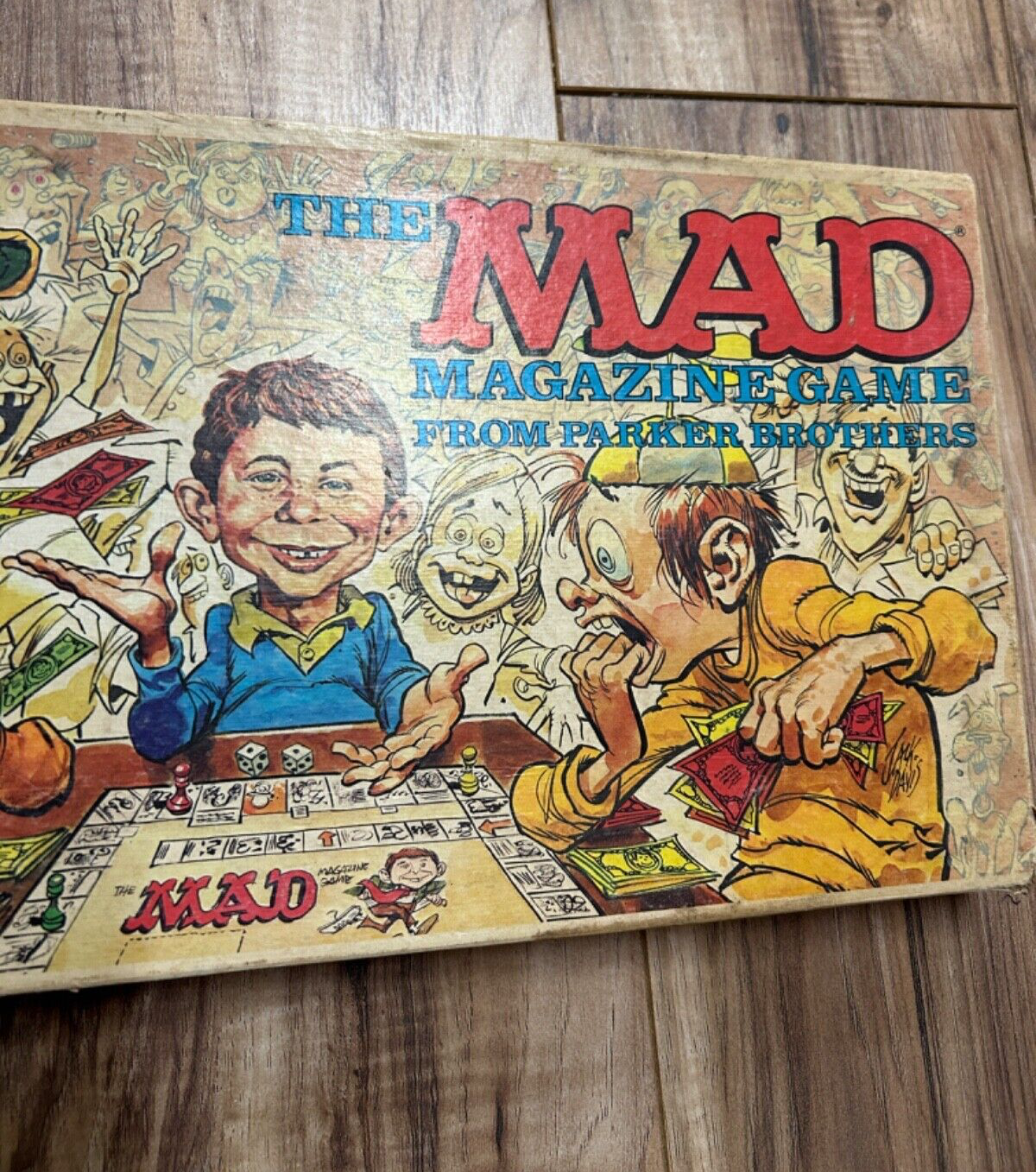 VINTAGE 1979 THE MAD MAGAZINE BOARD GAME PARKER BROS #124 USA
