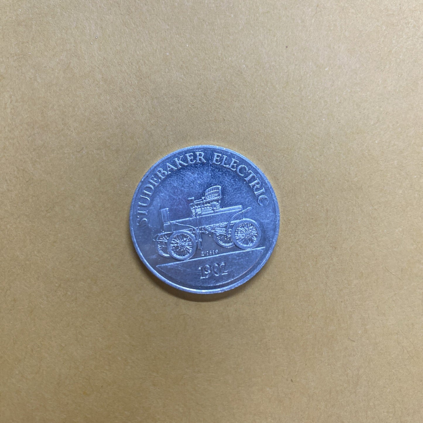 Studebaker Electric Sunoco Oil Commemorative Token Antique Car Coin Franklin Min