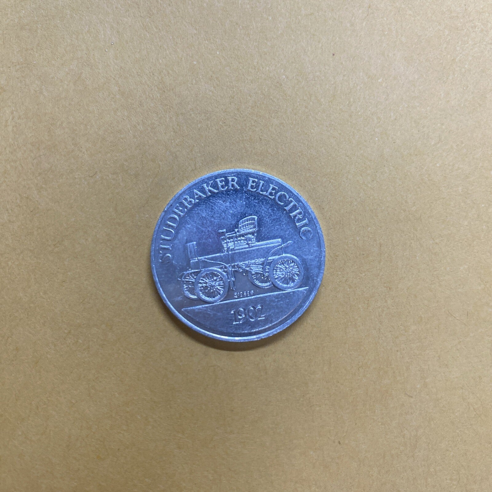 Studebaker Electric Sunoco Oil Commemorative Token Antique Car Coin Franklin Min