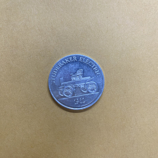 Studebaker Electric Sunoco Oil Commemorative Token Antique Car Coin Franklin Min