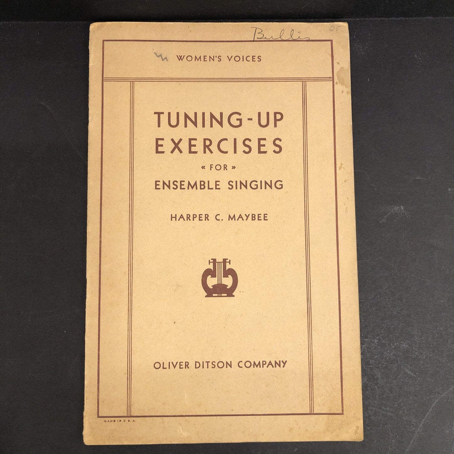 Lot of 5 Sheet Music Books Asstd - Bach Chorales Choral Program Ensemble Singing