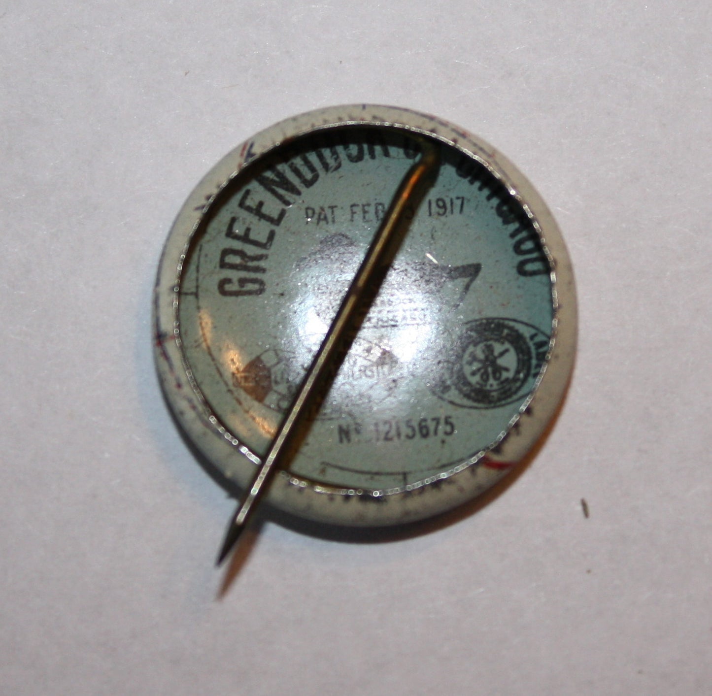 Esthonia 3/4" Litho Patriotic Flag Pin  #53