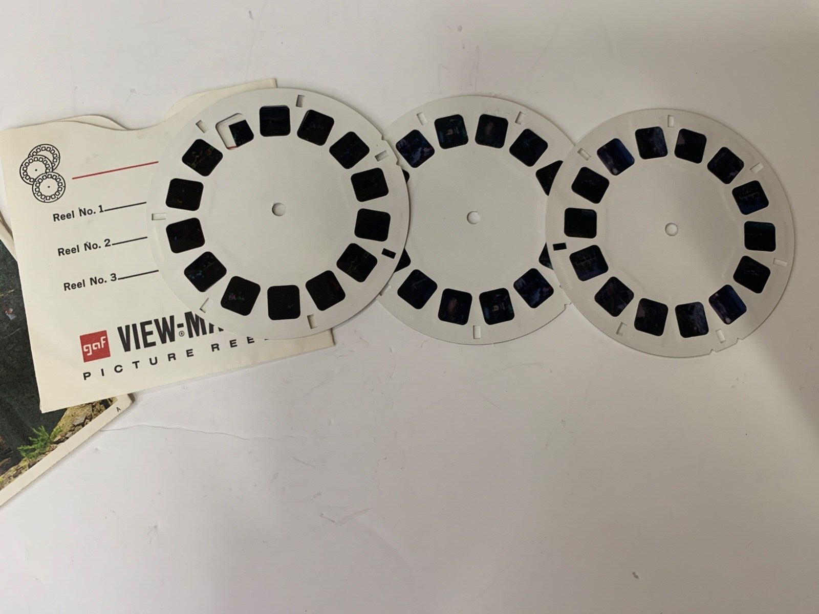 View Master Rock City Gardens #1 Lookout Mountain TN 3 Reels Packet A884