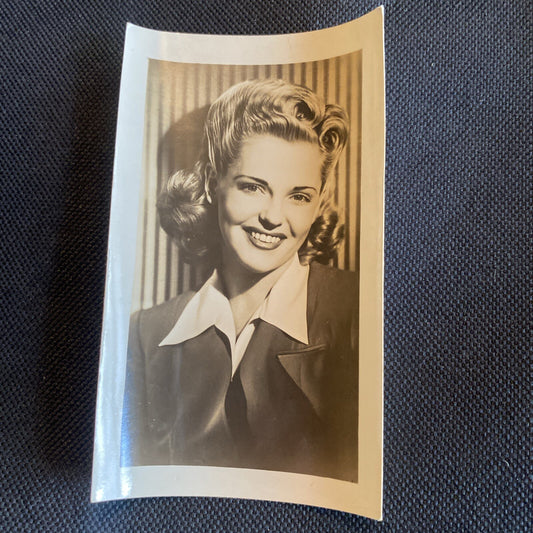 Real Photo  Vivian Austin 2.5" x 4" Hollywood Movie Star Fan Club