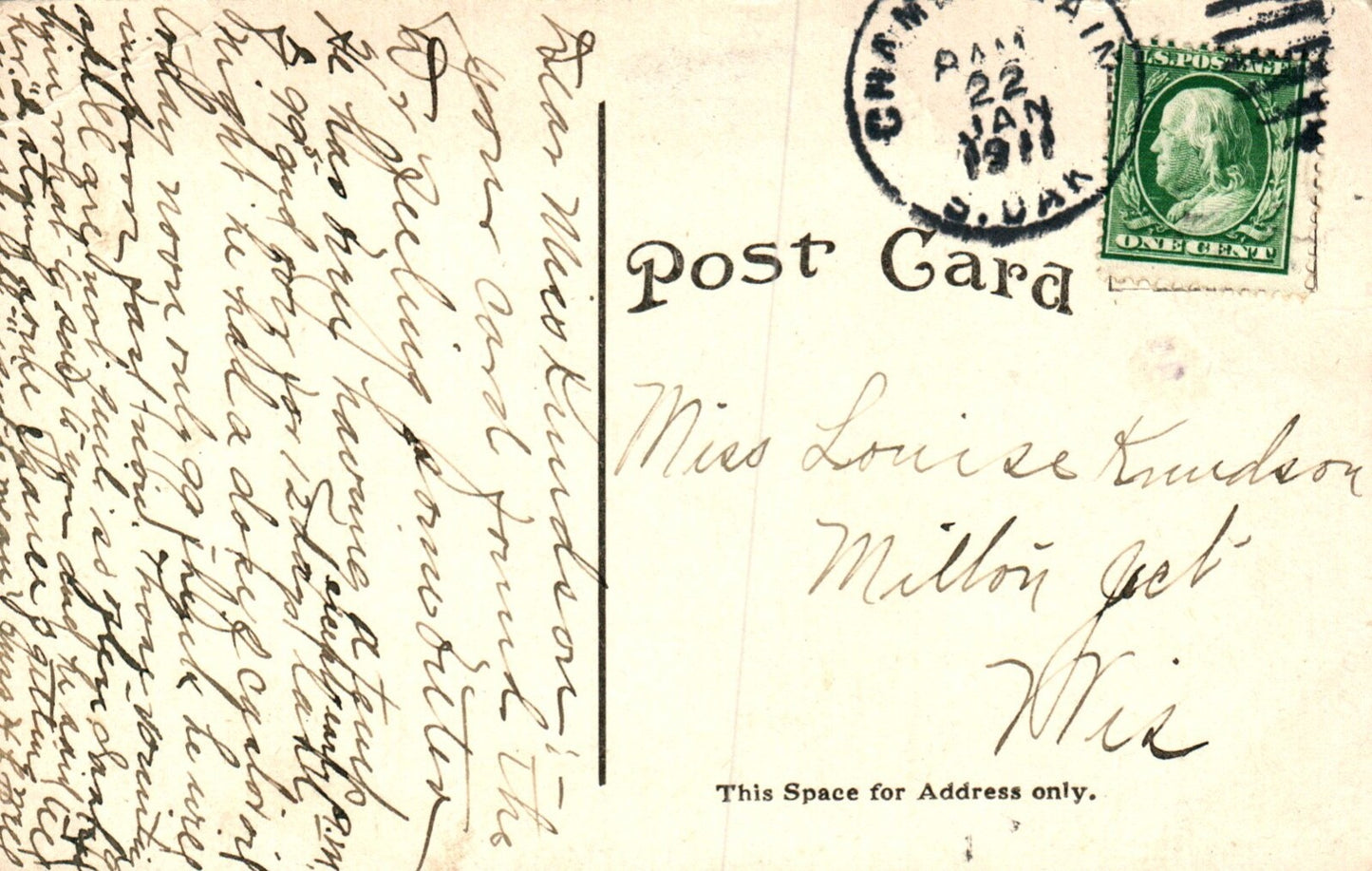 The Greatest Fair and Show Town in The USA Hillsdale Mich Michigan Postcard