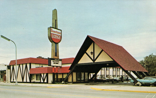 Downtown Lodge Port Huron Michigan MI Hotel Motel Postcard