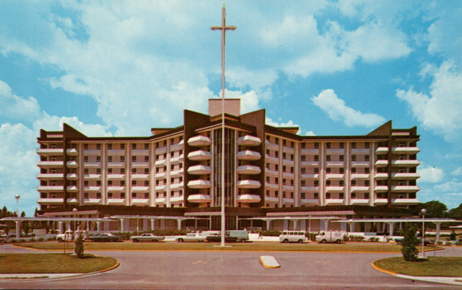 St Josephs Hospital Tampa Florida Hospital Postcard Catholic 