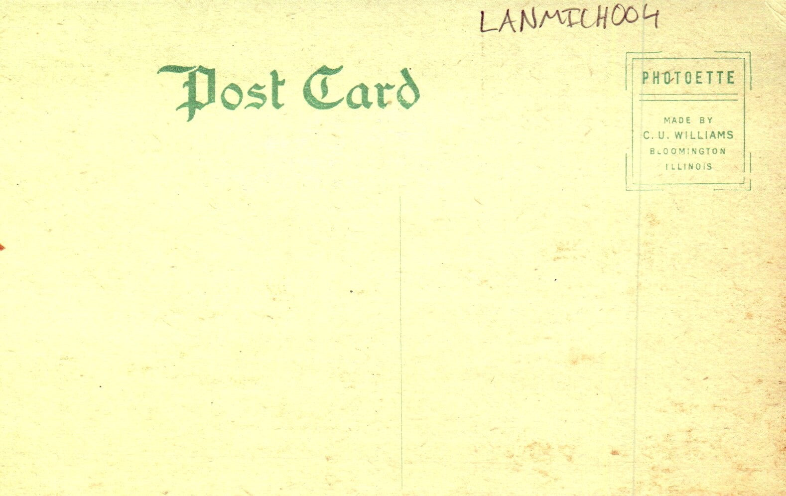 Campus Industrial School for Boys Lansing MI Michigan Mich  Postcard 10369