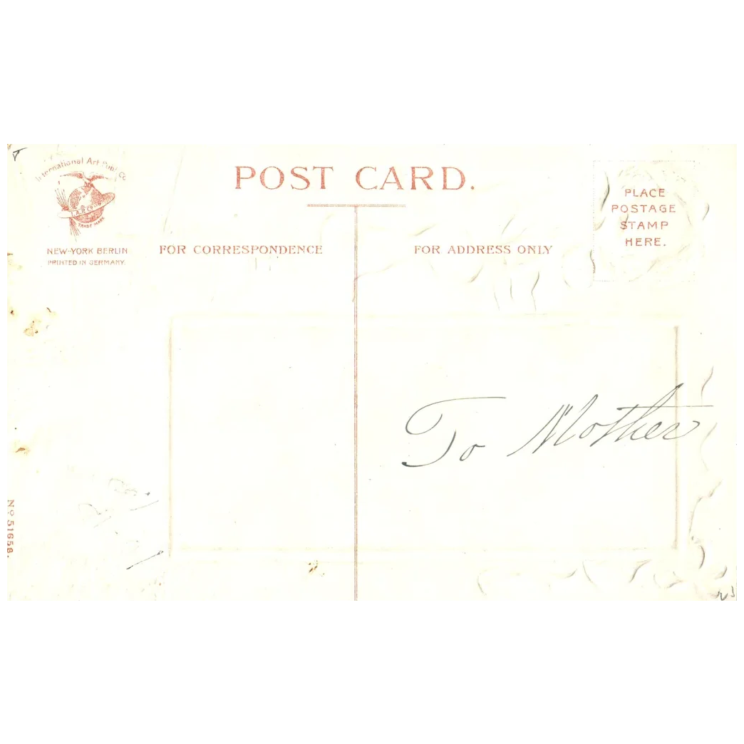 St. Gaudens Statue of Abraham Lincoln & the Capital Building Vintage Postcard