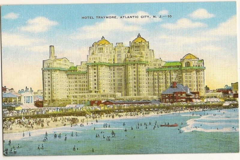Hotel Traymore Atlantic City New Jersey NJ Postcard