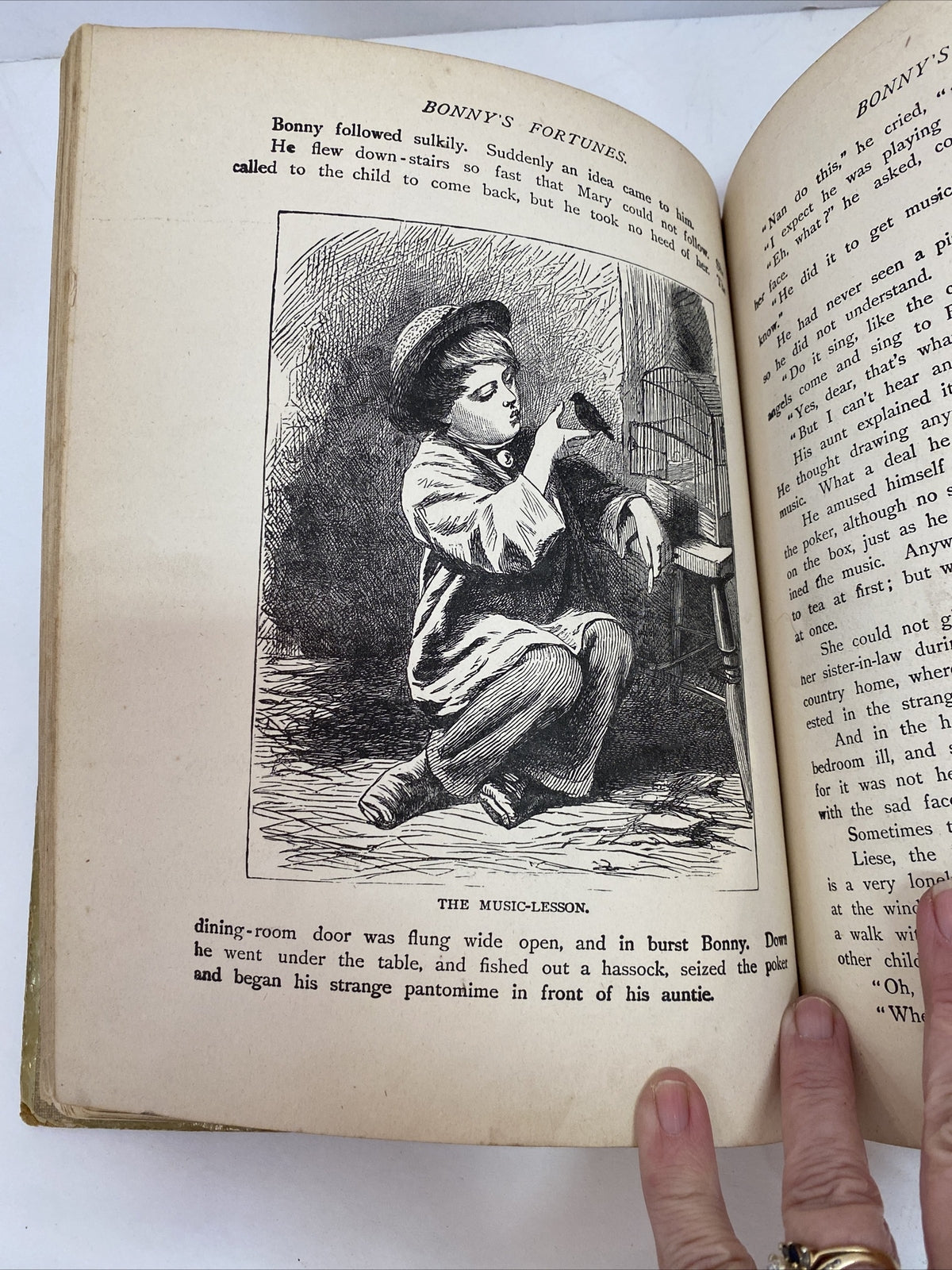 Rare 1890's Vintage Happy Darlings Childrens Book DeWolfe Fiske & Co Boston
