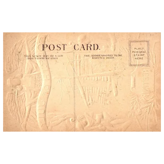 Fourth of July Greetings Revolutionary Headquarters Vintage Patriotic Postcard