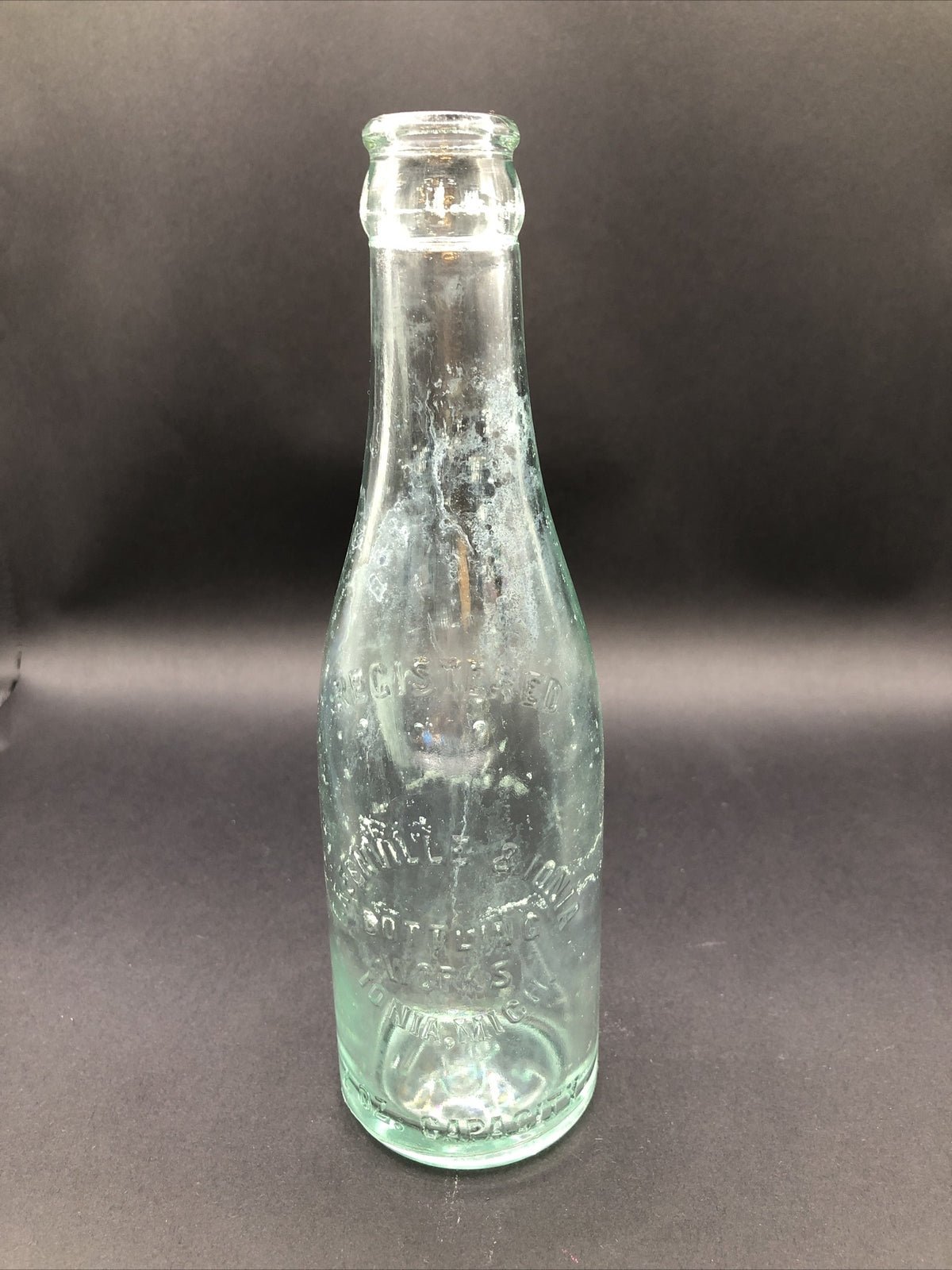 Greenville & Ionia Bottling Works Vintage 7 oz Bottle  Ionia Michigan MI MICH