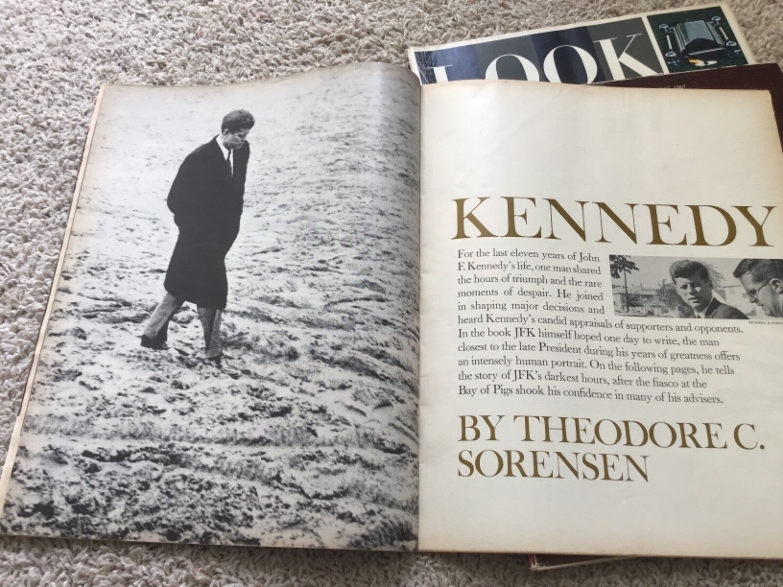 Lot of 8 Vintage John Fitzgerald Kennedy JFK President LIfe Post Look Magazines