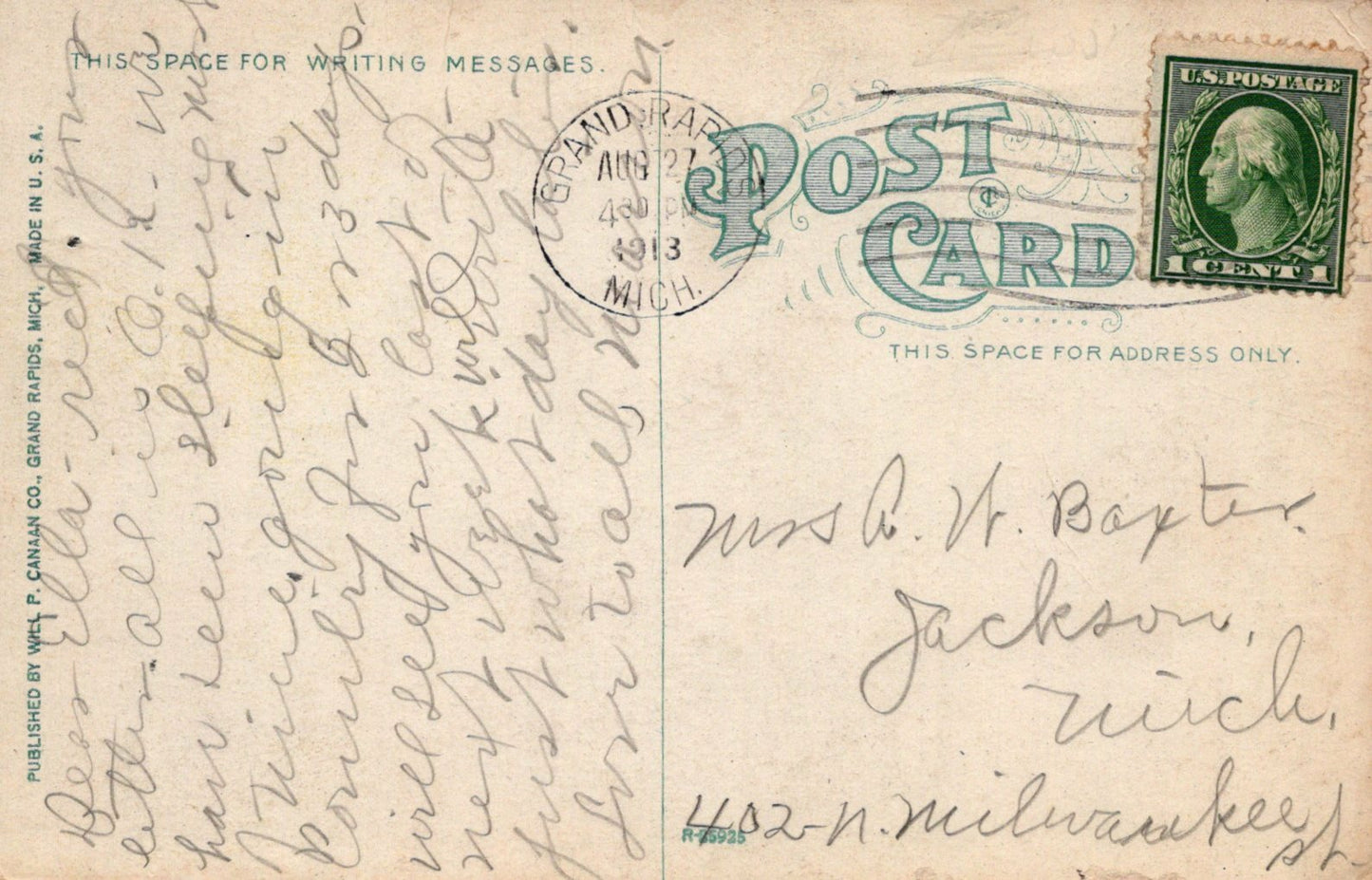 217 Ramona Theatre Reeds Lake Grand Rapids Michigan MI Mich Postcard