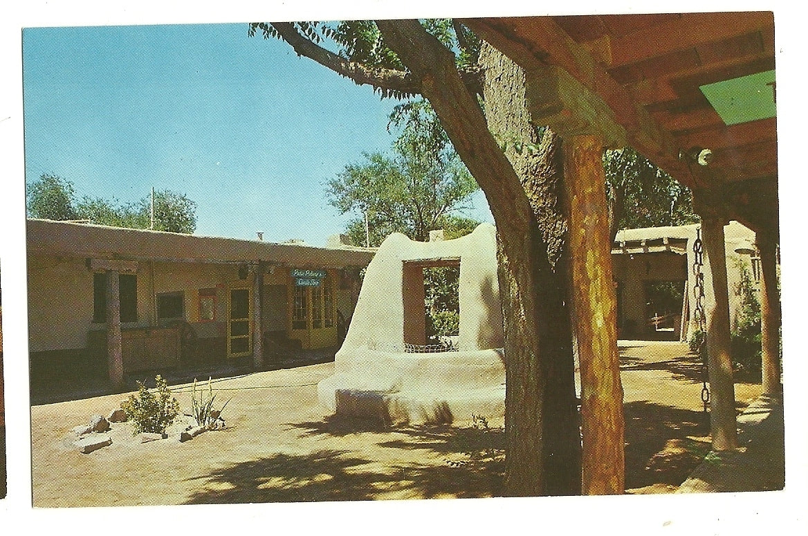 Old Wishing Well Patio Market Old town Plaza Alburquerque NM New Mexico