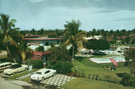 9x6 Villa Capri Nurmi Isles Fort Lauderdale Florida Giant Postcard