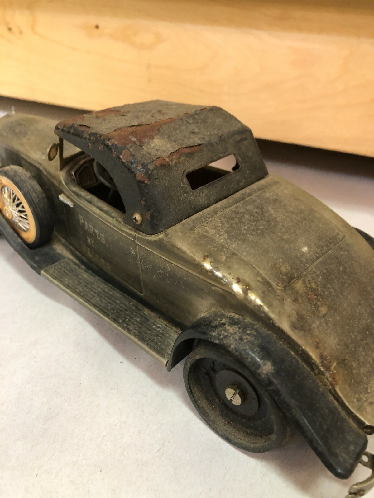 Old Vtg 1931 Rolls Royce  - Collectible Tin Car Toy Made In Japan