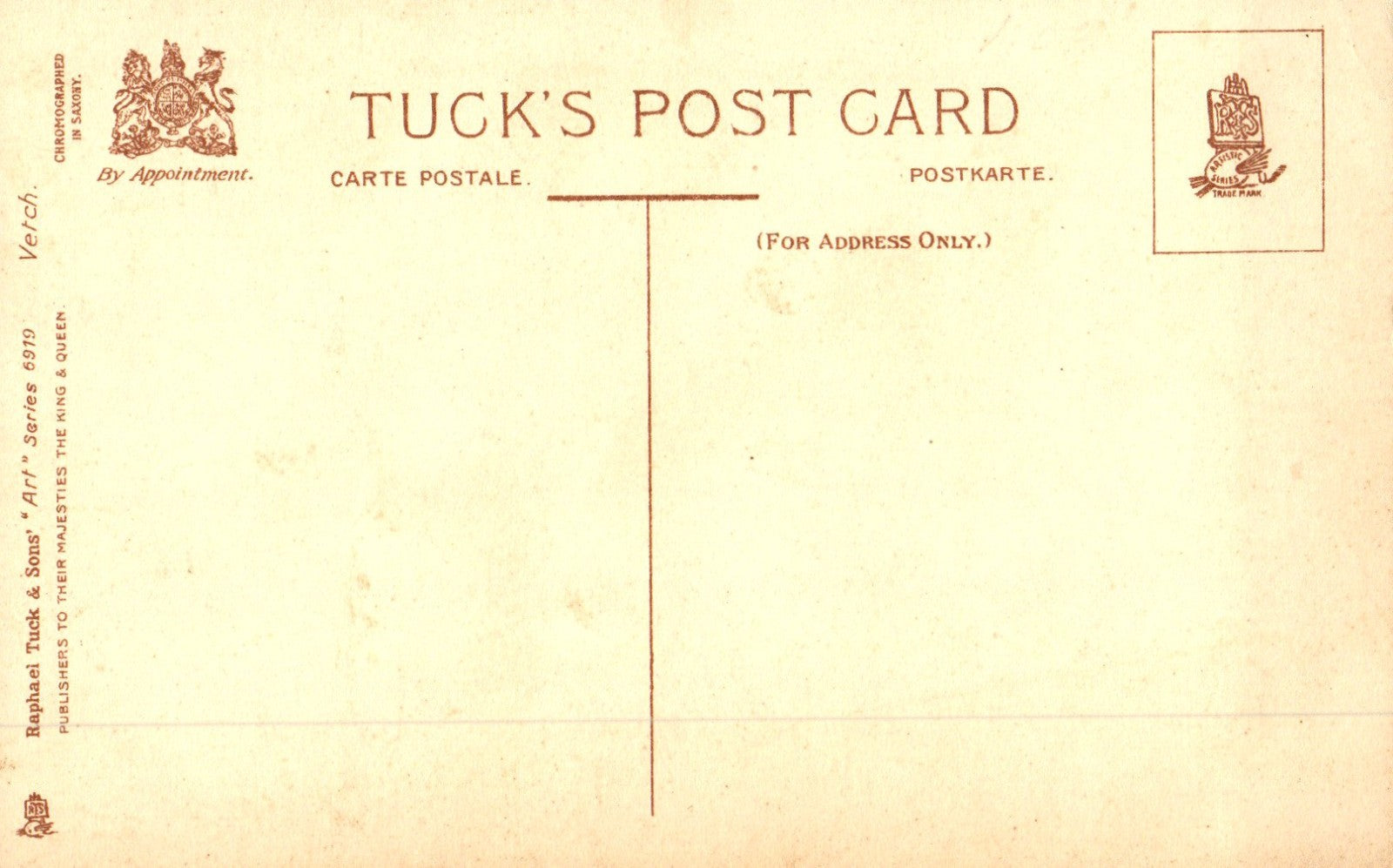 Artist Signed Catherine Klein Flowers Art Series #1619 Raphael Tuck postcard