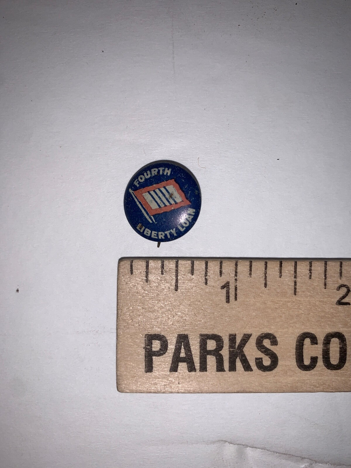 Lot of 3 Vintage Liberty Loan 7/8" Celluloid & 5/8" Litho Pinback