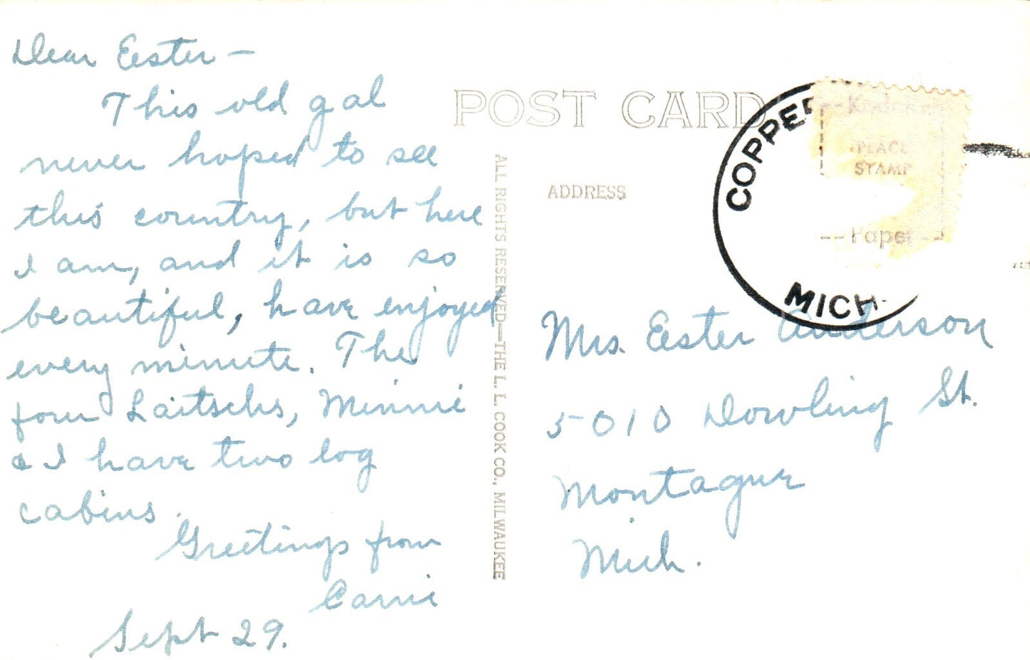 US 41 at The Cliffs Michigan Copper Country Upper Peninsula  Mich MI Postcards