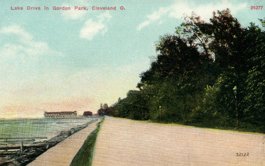 Lake Drive Gordon Park Cleveland 24277 OH Ohio Postcard