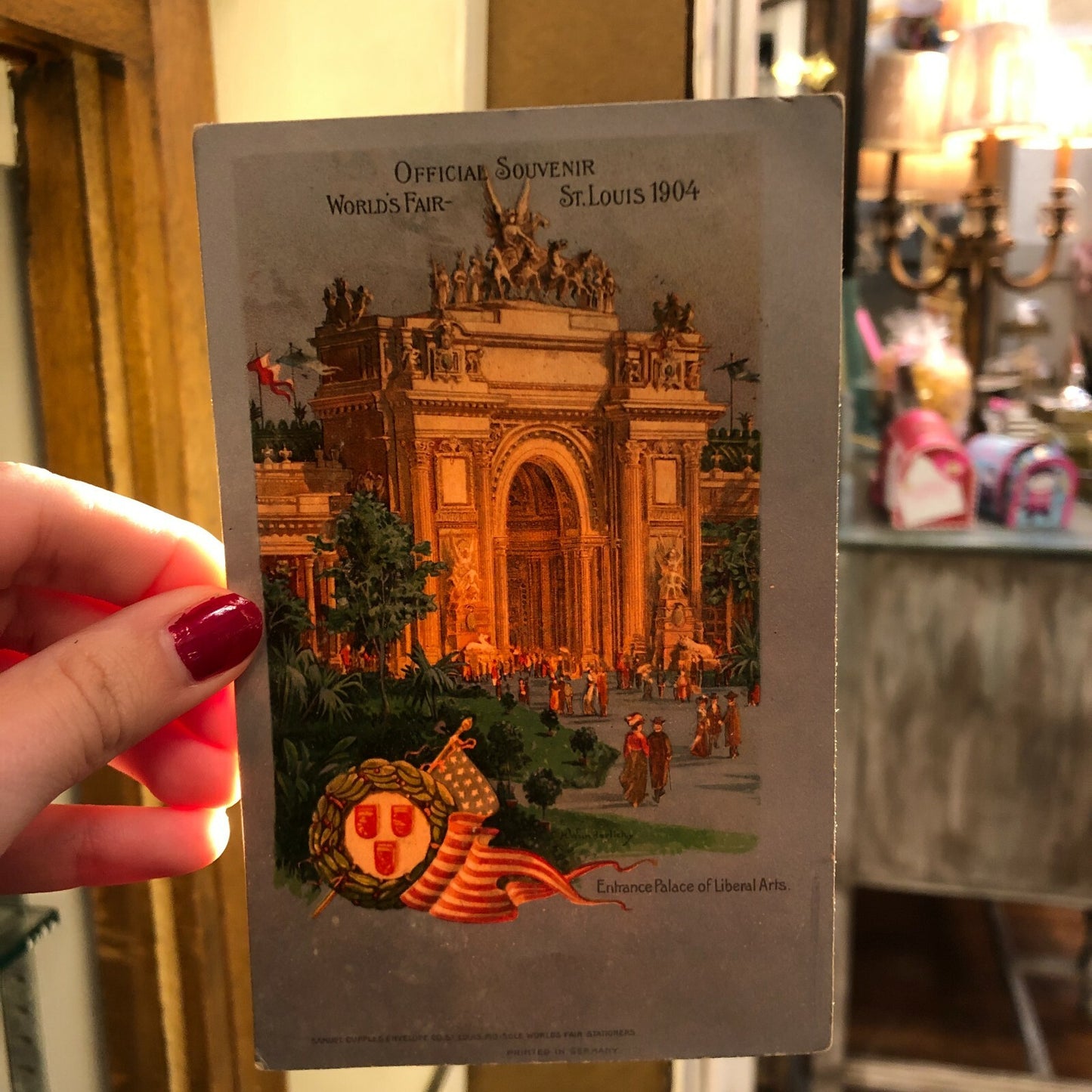 HTL  St Louis World's Fair MO Missouri Hold to the Light Palace Liberal Arts