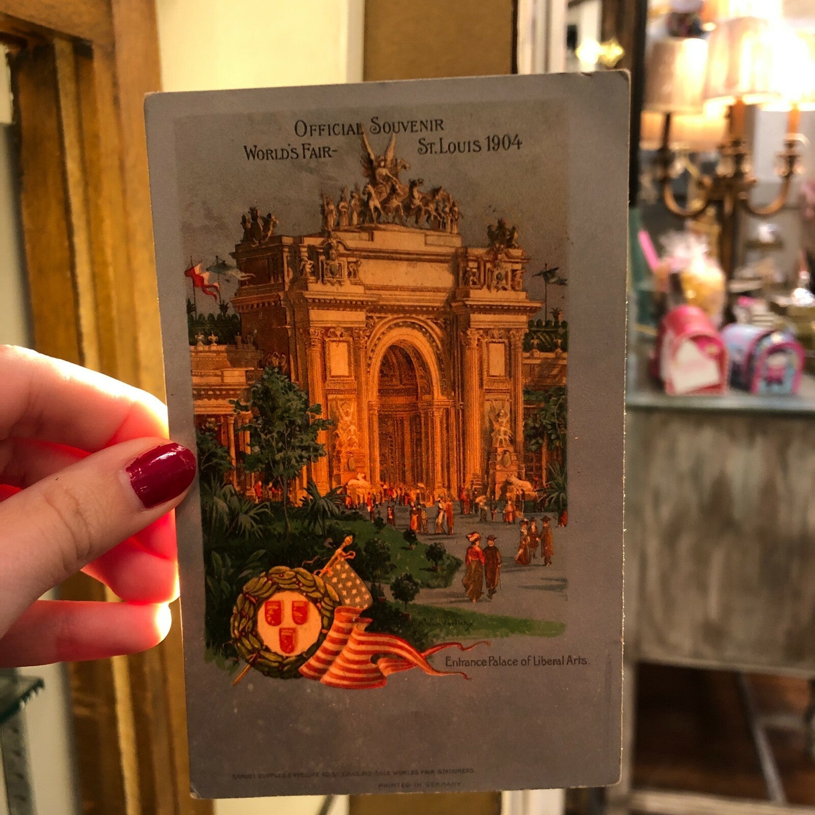 HTL  St Louis World's Fair MO Missouri Hold to the Light Palace Liberal Arts