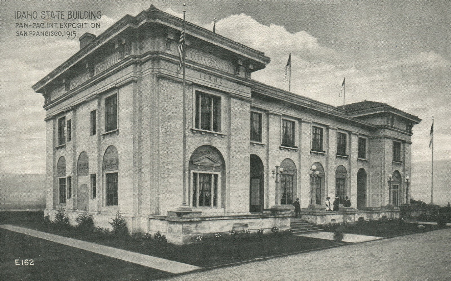 Idaho State Building E-162 Panama Pacific Exposition Expo California CA Postcard