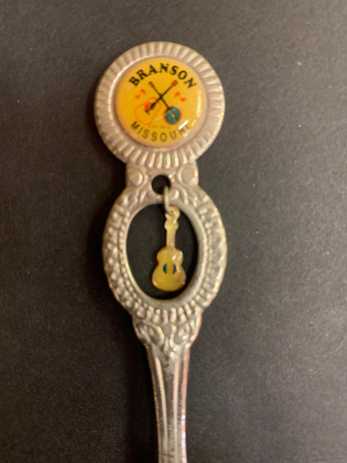 Vintage Branson Missouri Guitar Charm Souvenir Spoon