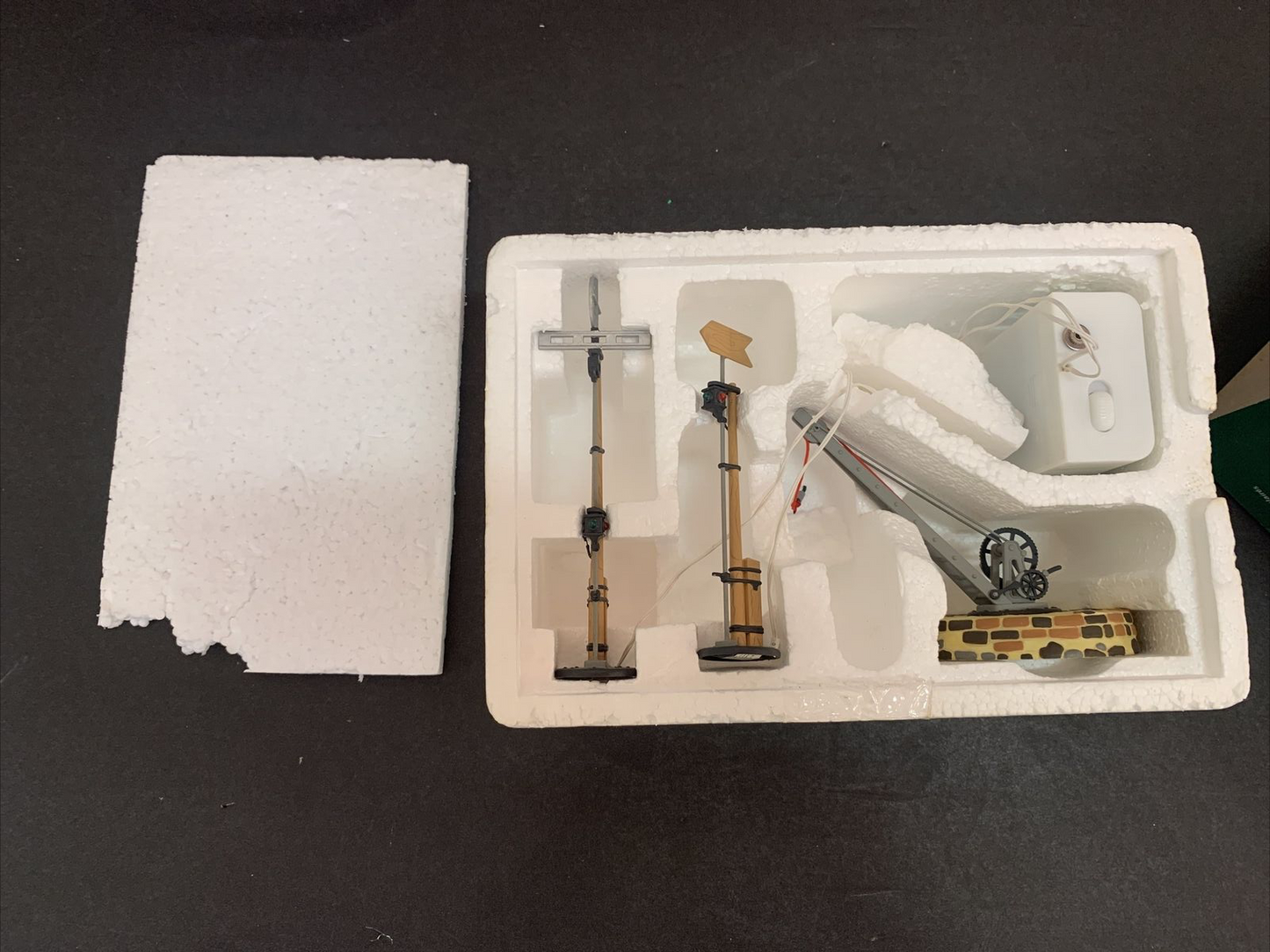 Department 56 Village Accessories - "Queensbridge Railroad Yard Accessories"