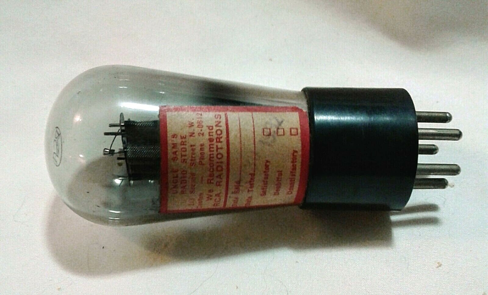 Vintage RCA UY227 Radio Tube 