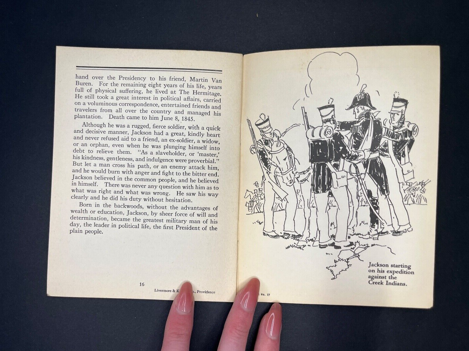 Vintage "Andrew Jackson" John Hancock Life Insurance Ad Book