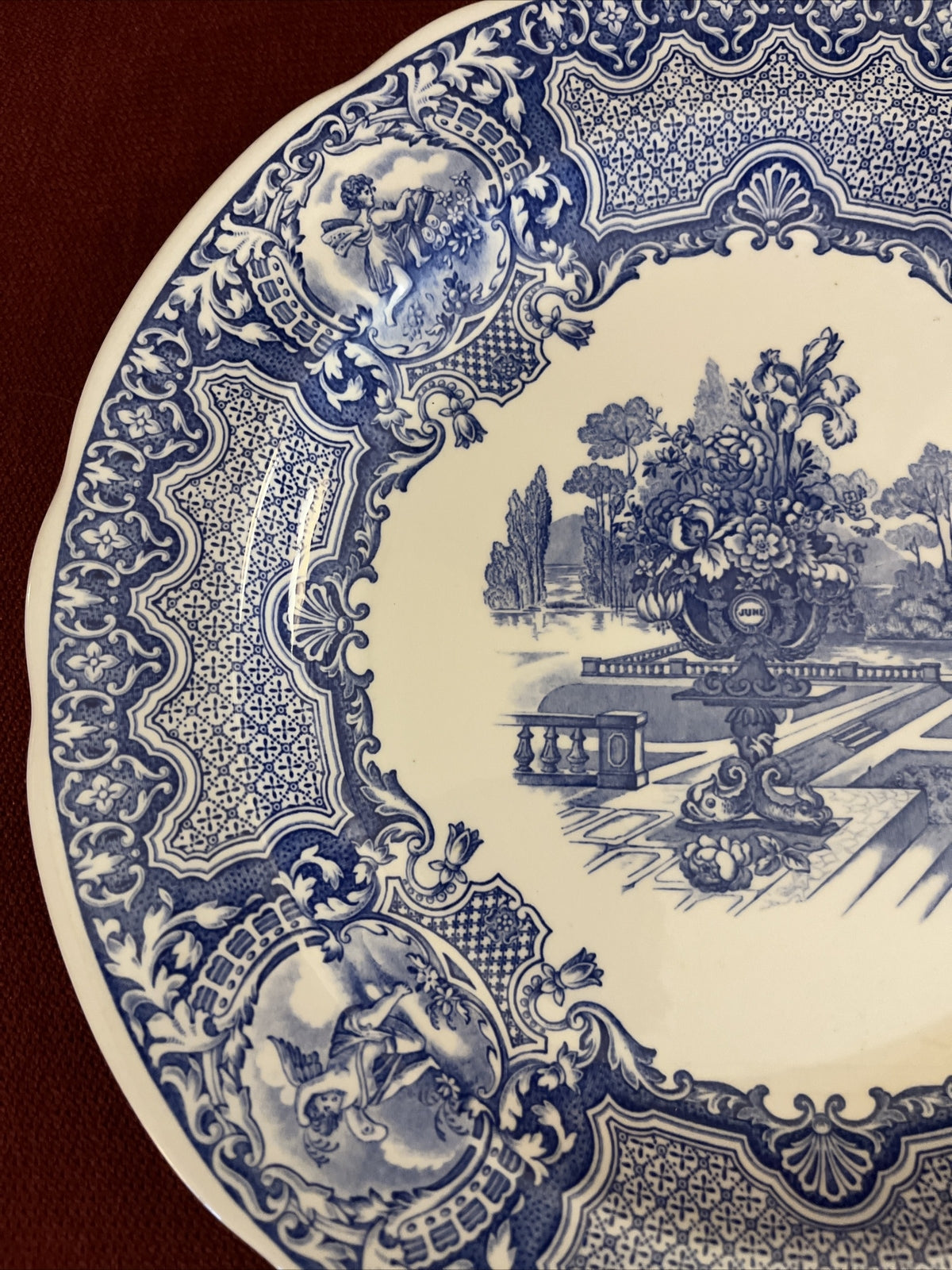 SPODE BLUE ROOM COLLECTION SERIES "Seasons" Plate