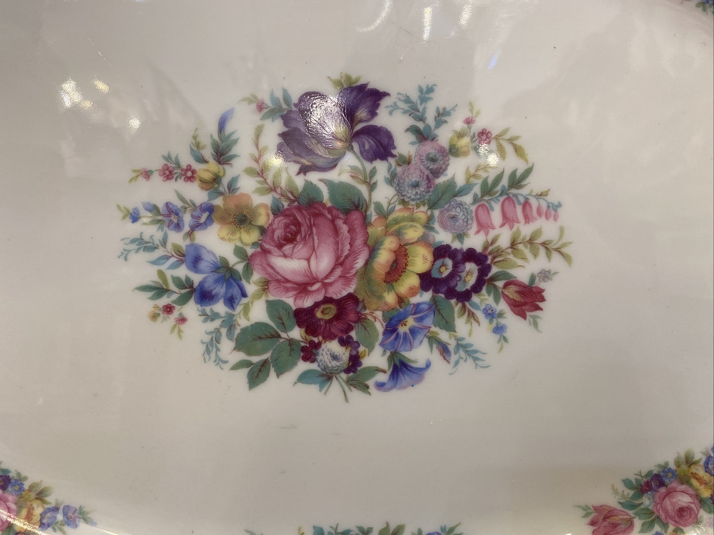 Vintage Castleton China Serving platter 16"  x 11" Dish Dishes