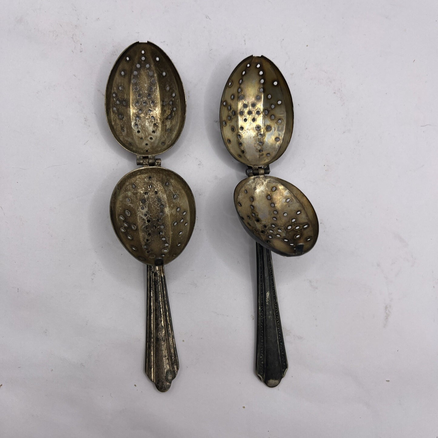 2 Tea Infuser Strainer Spoon One Is Wm A Rogers A1 Plus Oneida Silverplate