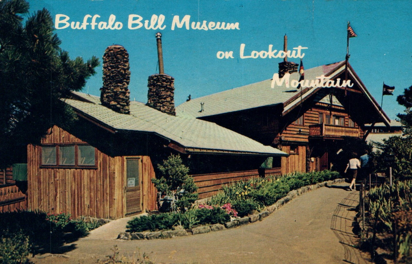 Buffalo Bills Museum On Outlook Mountain Near Golden Colorado CO Postcard