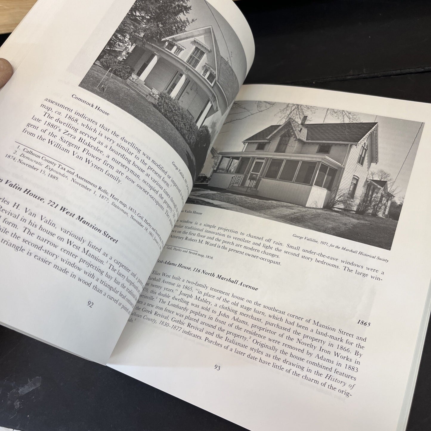 Nineteenth Century Homes of Marshall Michigan by Mabel Skjelver - 1971, Signed