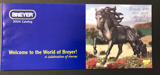 2004 Welcome to World of Breyer Catalog booklet pamphlet brochure horse statues