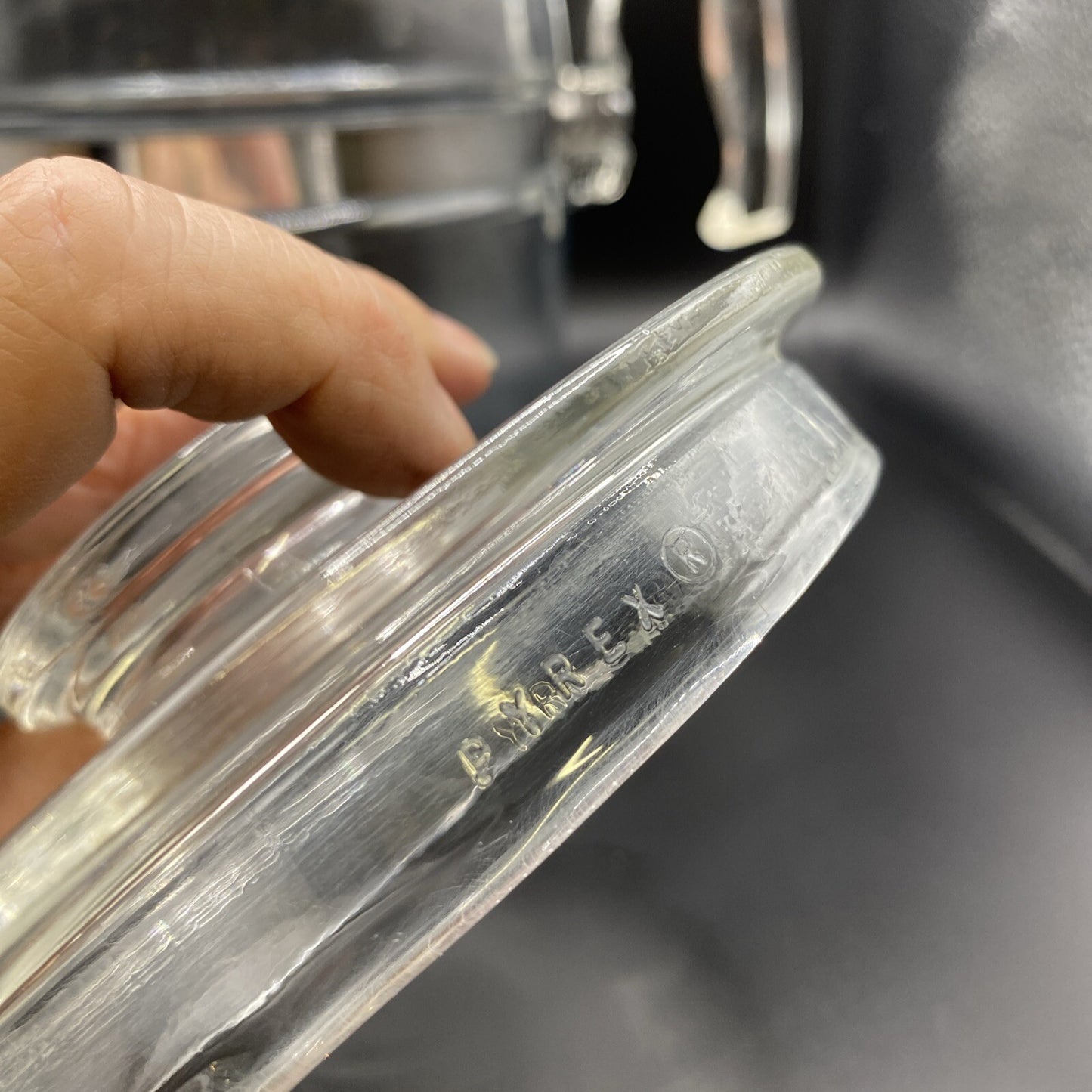 Vintage Pyrex 7756-B Flameware Glass Percolator Coffee POT AND LID ONLY 6 Cup